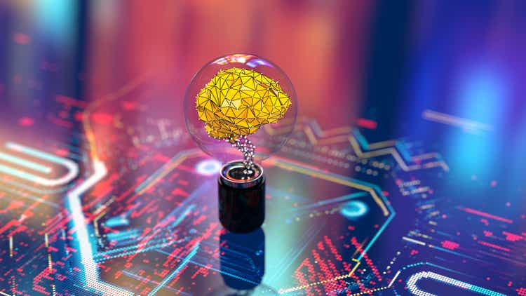 The concept of artificial intelligence CPU quantum computing