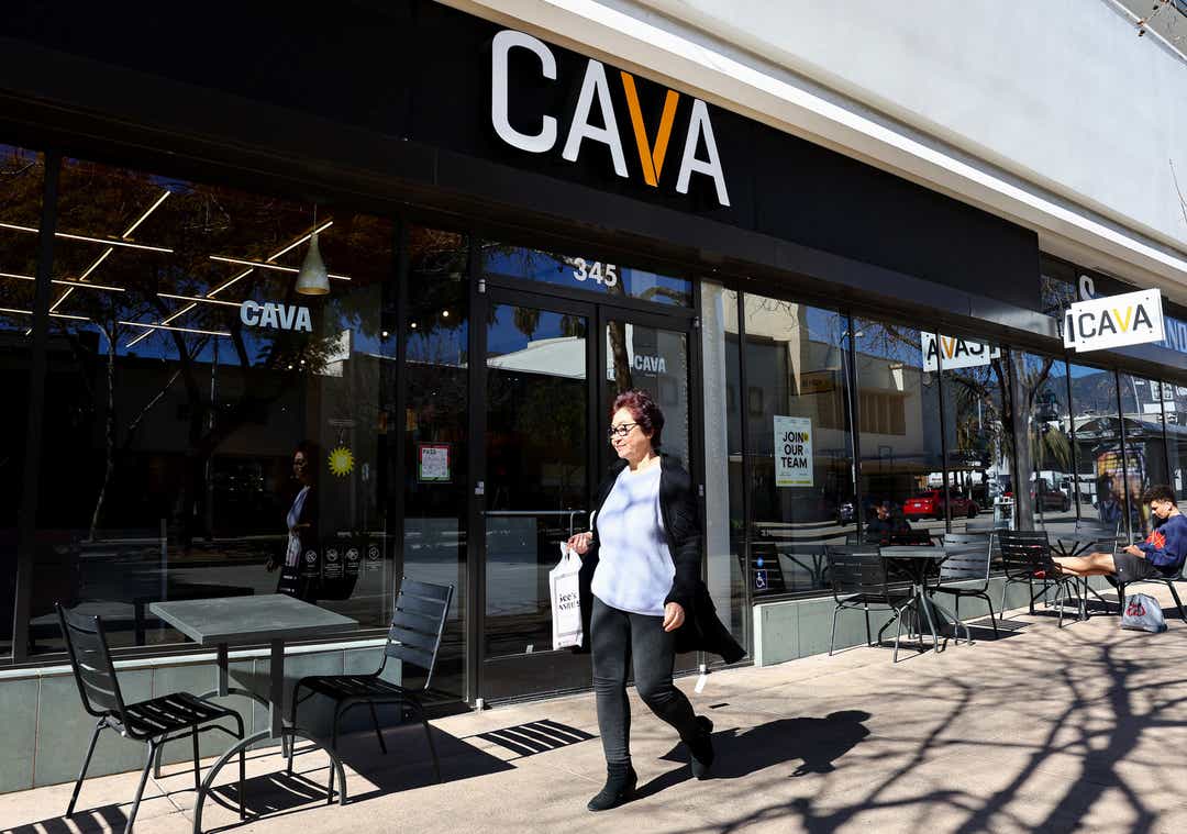 Cava stock skyrockets in opening trading as IPO market gets an energy