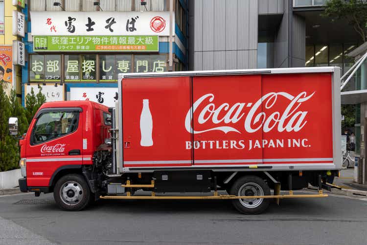 Coca-Cola Delivery Truck in Tokyo, Japan