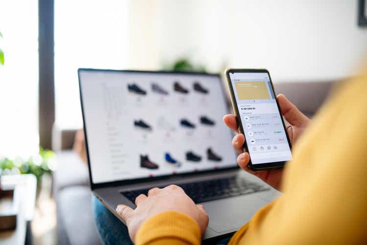 The convenience of online shopping.