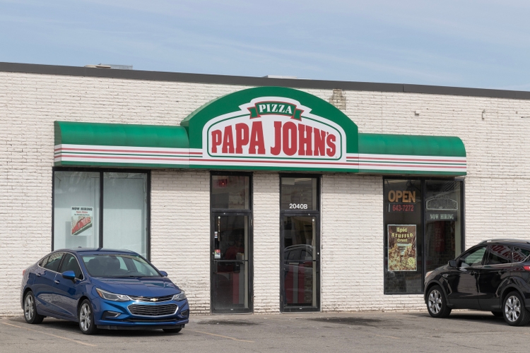 Papa Johns Take-Out Pizza Restaurant. Papa John"s is the third largest take-out and pizza delivery chain in the world.