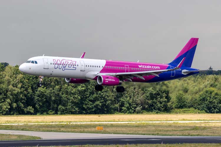 Wizz Air Airbus A321 passenger plane