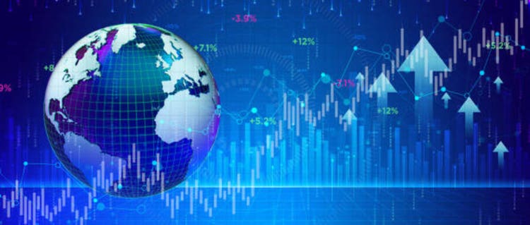 Stock Market Investment Graph With Indicator And Volume Data
