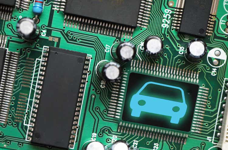 Microchips in automotive industry