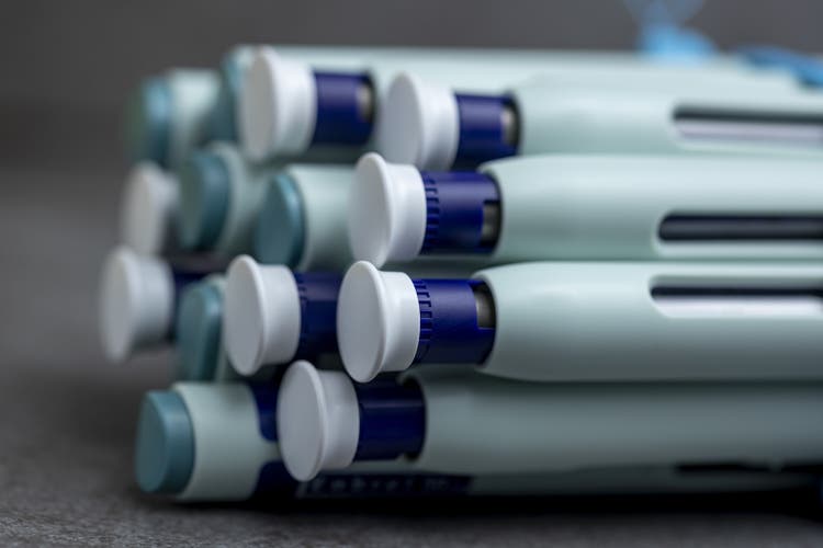 Studio medical equipment still life concept.