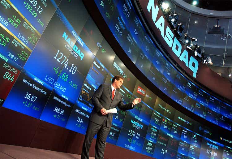 Nasdaq Market In New York