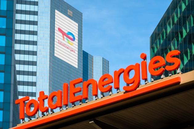Head office of TotalEnergies oil company in La Defense business district.