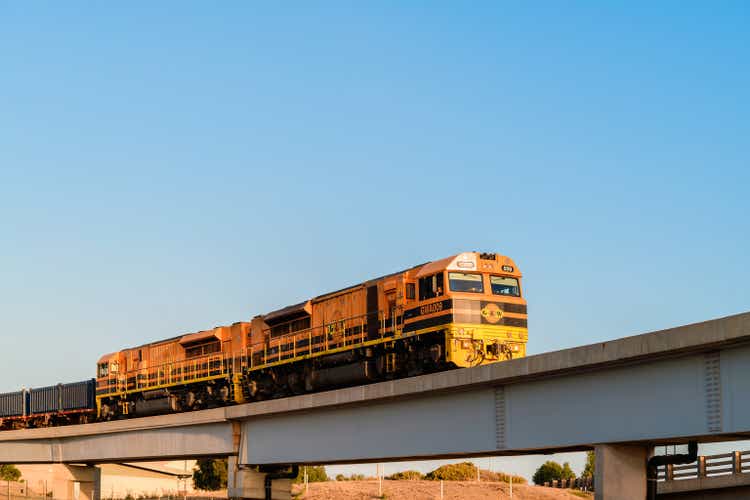 Genesee & Wyoming GWA009 Diesel-Electric operational freight locomotive