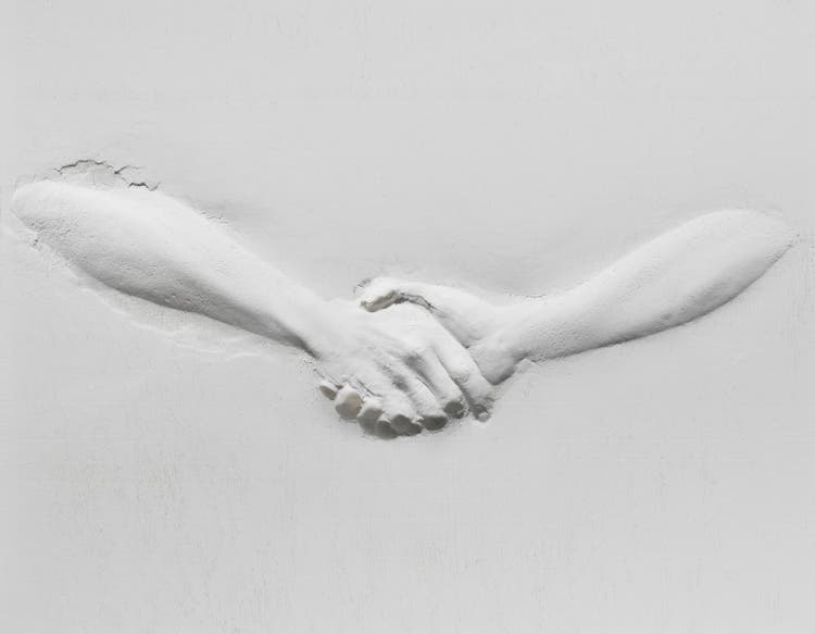 relief of handshake