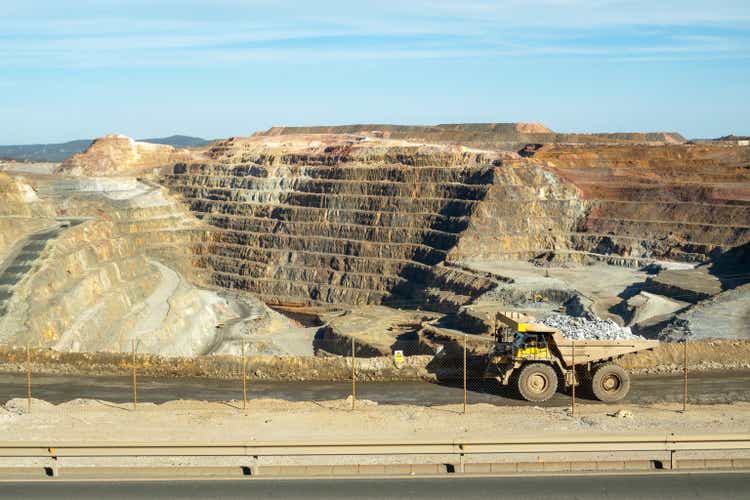 Cerro colorado mine in Spain