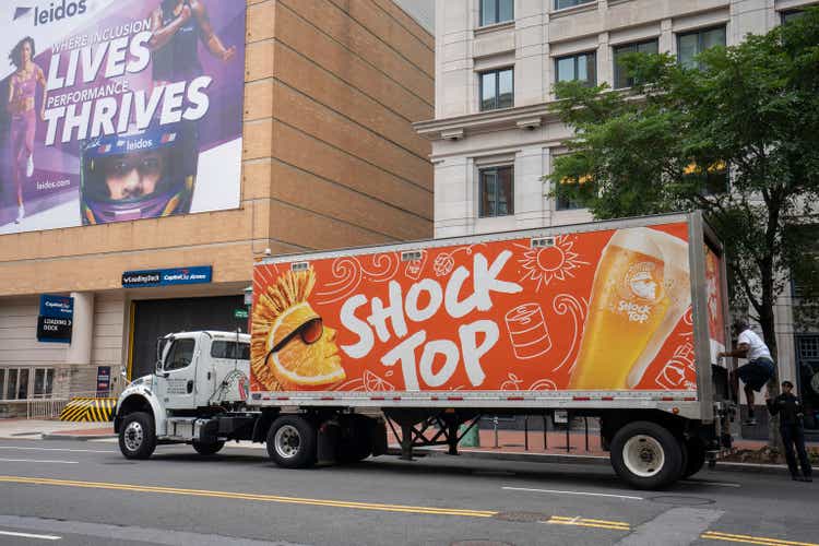 Shock Top Beer Delivery Truck