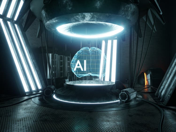 Machine learning AI brain