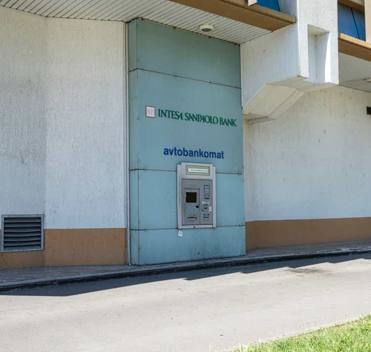 Intesa Sanpaolo bank ATM in Koper, Capodistria