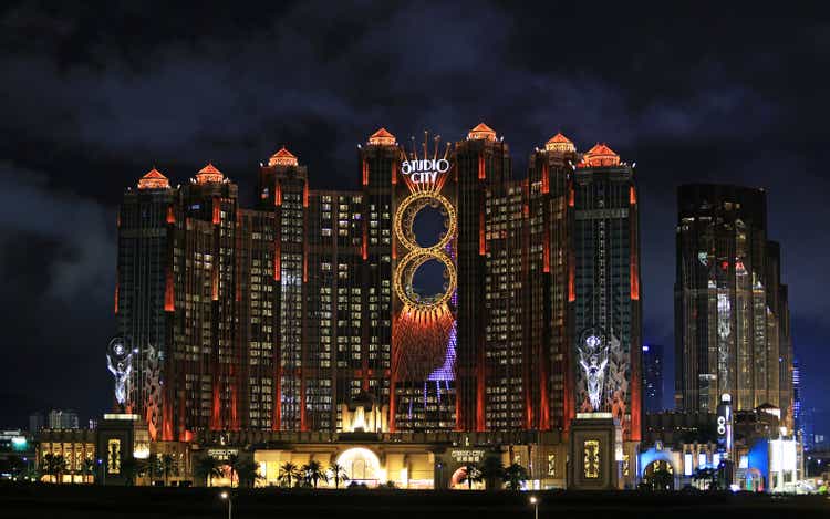 exterior of Studio City Macau, one of melco resort and casino