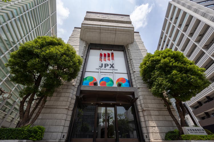 Tokyo Stock Exchange in Japan