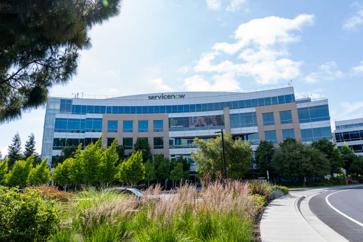 ServiceNow headquarters in Santa Clara, California, USA