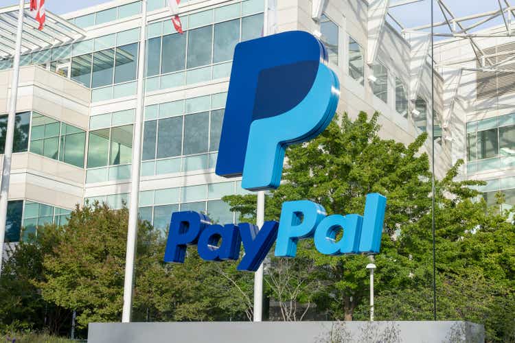 PayPal headquarters in San Jose, California, USA