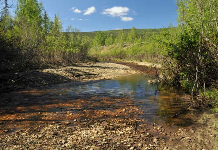 Eldorado Creek, Gold Discovery Site, Yukon, Canada