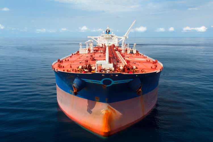 Oil Tanker at Sea
