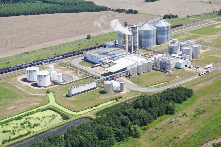 Ethanol Biorefinery Aerial View