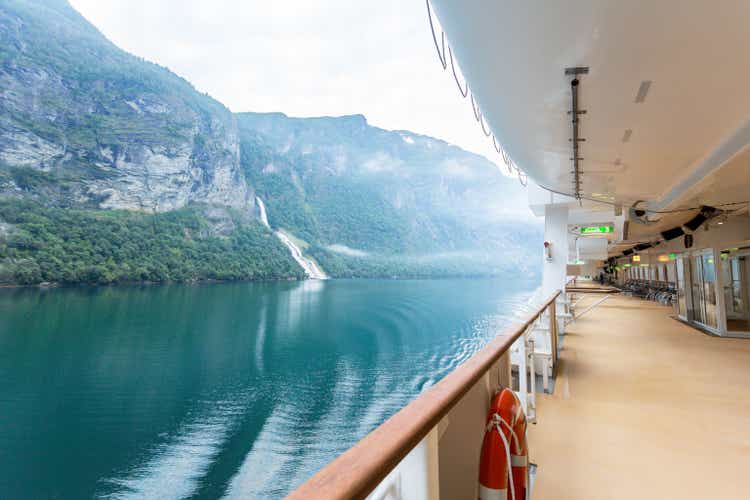 Fjord View on a Cruise Ship