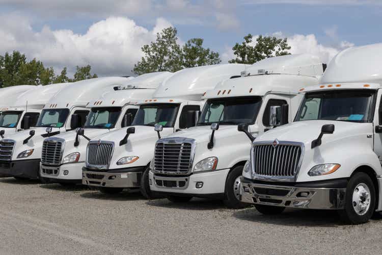 Used Freightliner and International trucks for sale. Pre-owned semi tractor trailer trucks are in high demand.