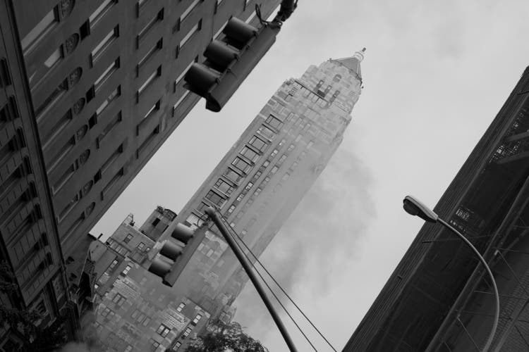 New York City Sky Scraper on a cloudy day