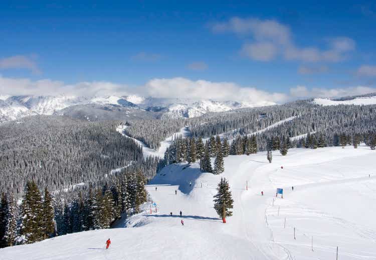 Skiers at Vail