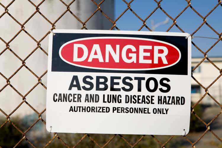 Danger Asbestos Warning Sign