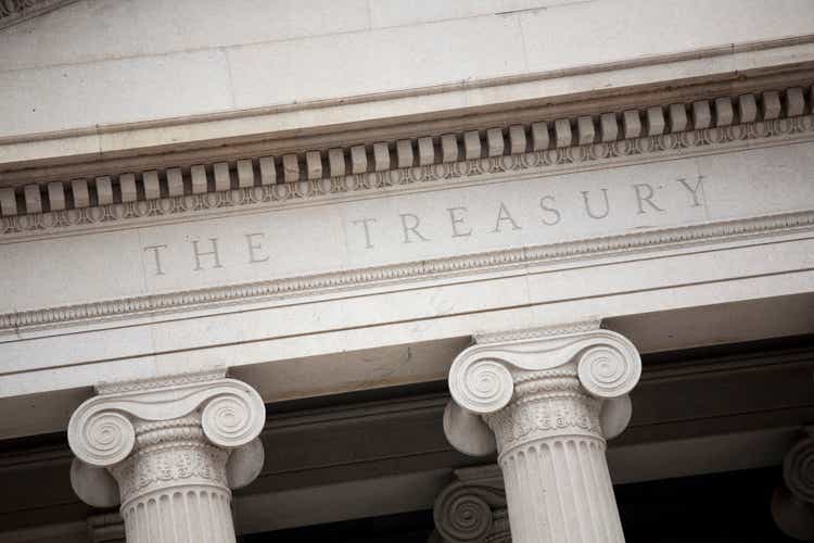 US Treasury Building in Washington DC