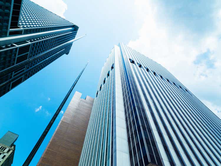 Wall Street Skyscapers NYC Manhattan