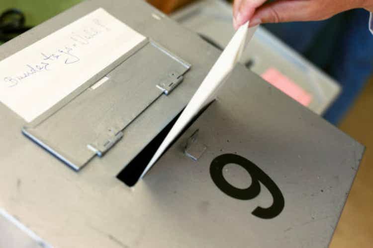 Bundestag election Ballot Box Germany