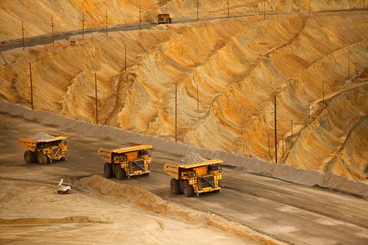Open pit mine in the USA