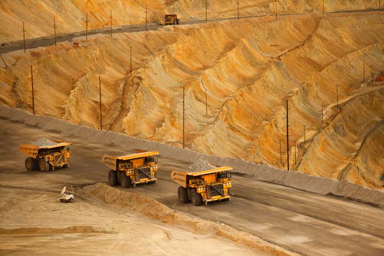 Open pit mine in USA