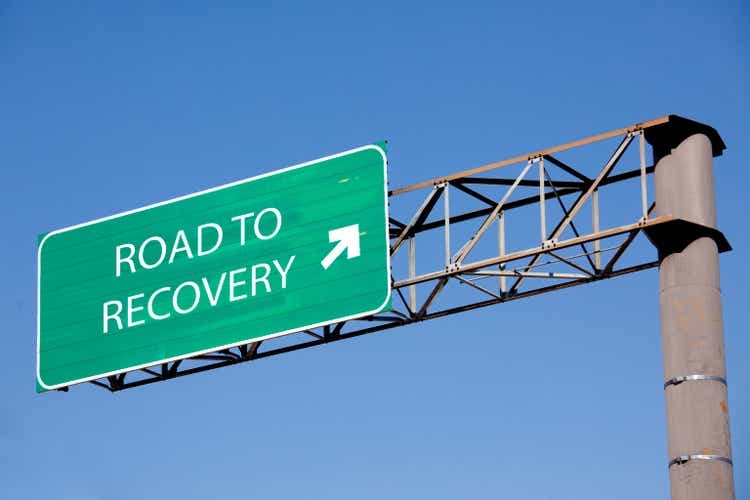 Road sign to recovery