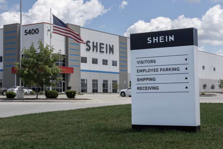 SHEIN e-commerce distribution center. SHEIN is one of the largest fashion and accessory retailers in the world.