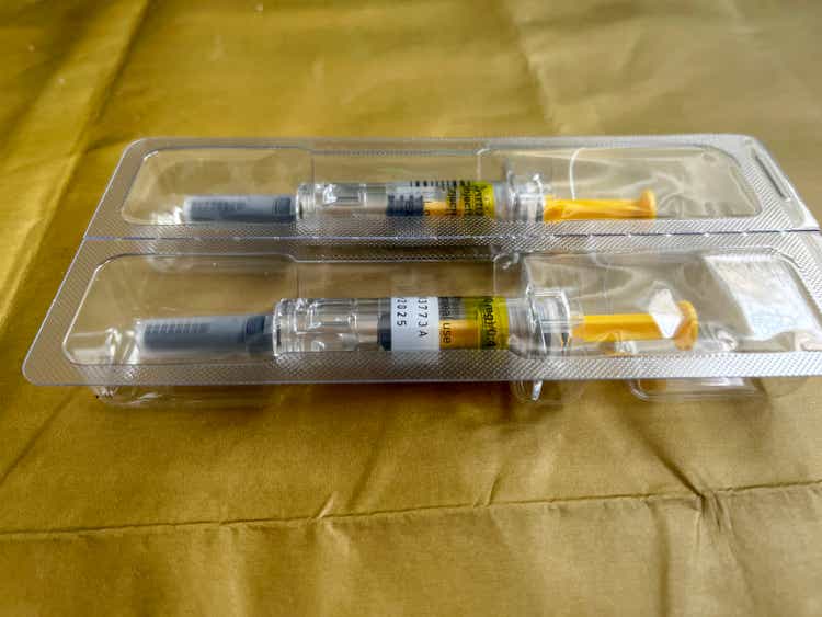 Pre-filled syringes with warfarin