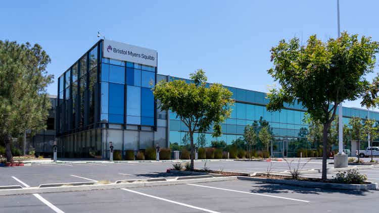 Bristol Myers Squibb building in San Diego, CA, USA.