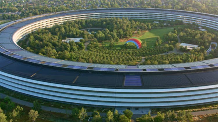 View of Apple Headquarters