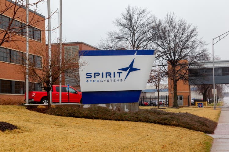 Spirit Aerosystems facility in Wichita, Kansas, USA.