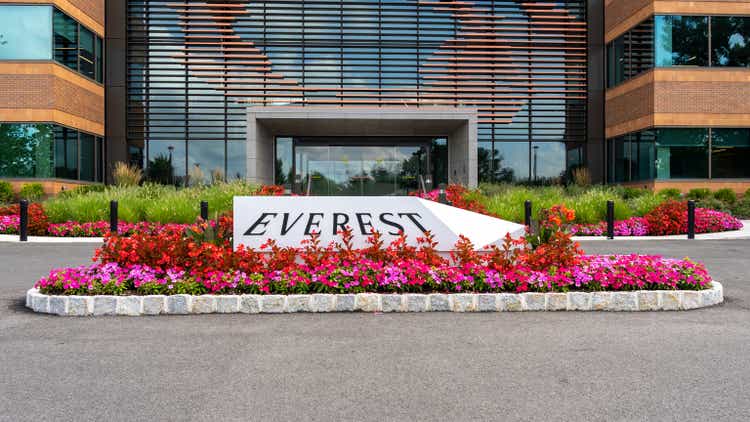 Everest US headquarters in Warren, NJ, USA.