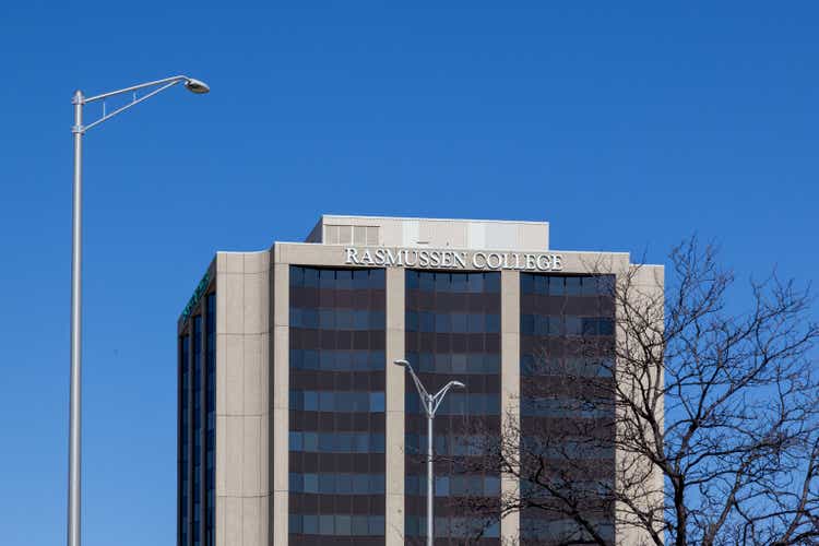 Rasmussen College at Regency Towers in Oak Brook, IL, USA.