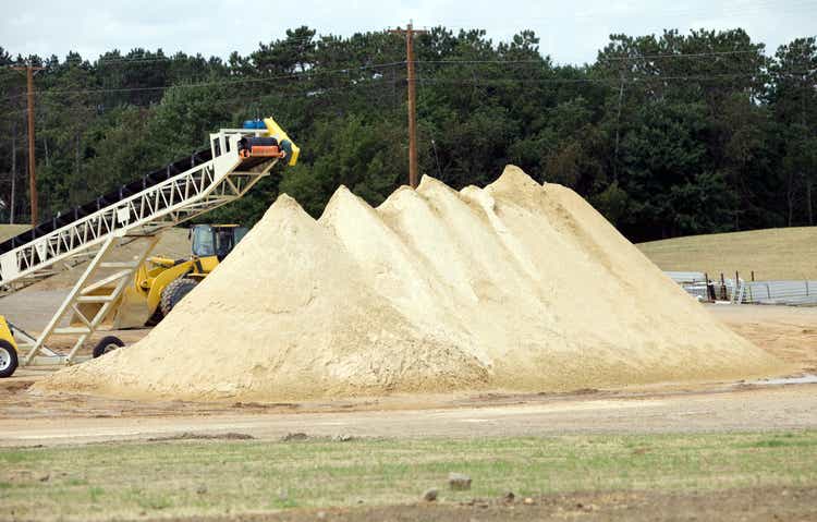 Wisconsin Frac Sand Mine Pile