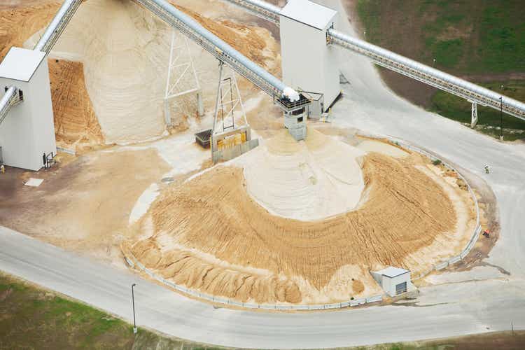 Wisconsin Frac Sand Processing Facility Piles