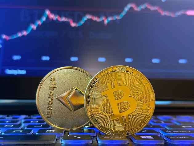 Bitcoin and ethereum cryptocurrency