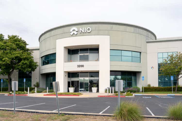 Nio’s US headquarters in San Jose, California, USA