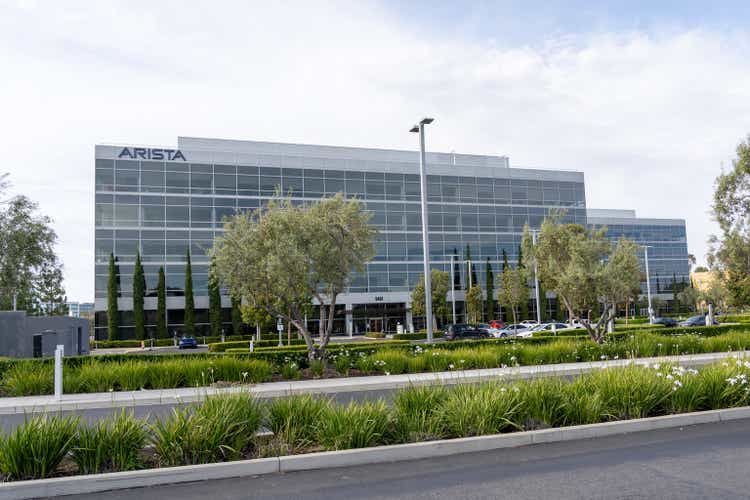 Arista Networks headquarters in Silicon Valley, Santa Clara, California, USA