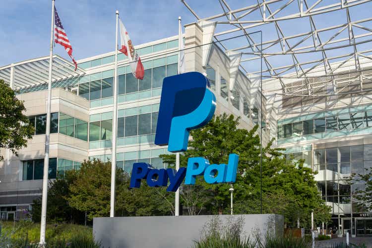 PayPal headquarters in San Jose, California, USA