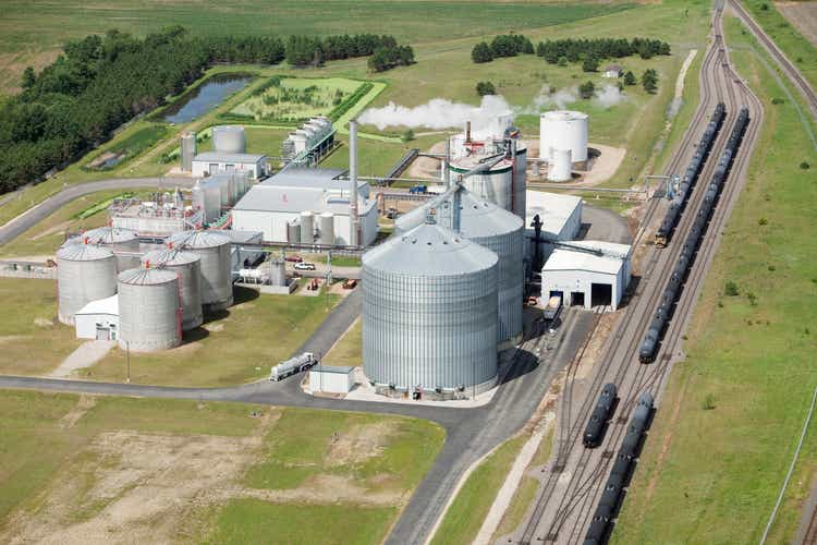 Ethanol Biorefinery Aerial View