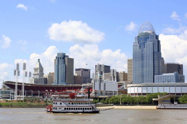 Cincinnati Riverfront Skyline